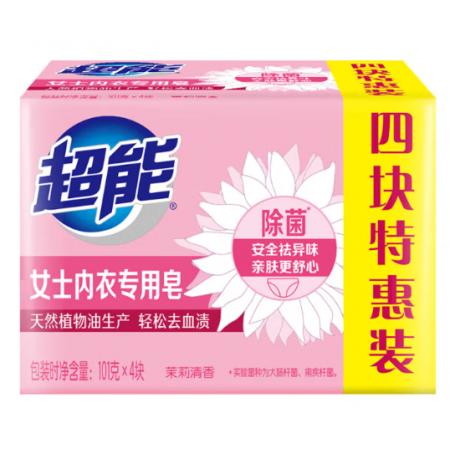 洗衣皂	超能内衣100g*4块