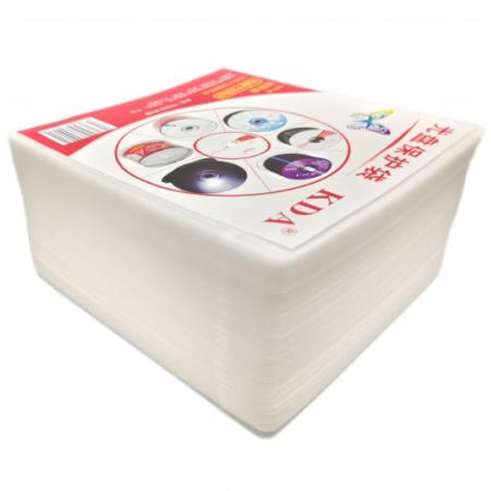 光盘PP袋	KDA 加厚款 145mmX130mm加厚装 100片/包