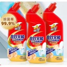 威王 洁厕灵8效全能厕所清洁剂马桶去味除菌500g*3瓶 