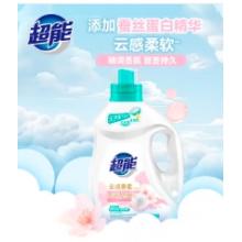 超能云感香柔洗衣液 依兰&茉莉香 1kg*1瓶 低泡易漂 快洗
