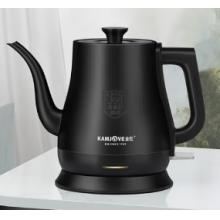 金灶（KAMJOVE）家用电热水壶自动断电烧水壶泡茶壶304不锈钢大容量开水壶拉弧长嘴茶艺壶电水壶 0.8L T-92黑色