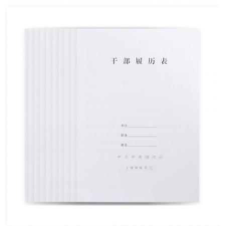干部履历表	中盛	1999版
