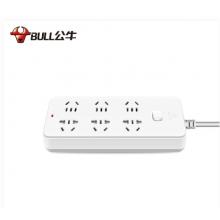 公牛（BULL）插座GN-216  6位总控长3米