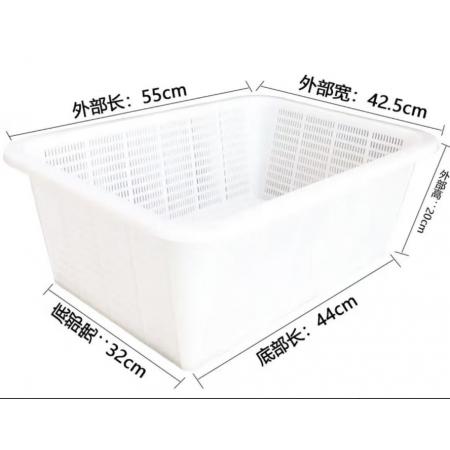 塑料菜筐	55.5*43*20长方形，厚