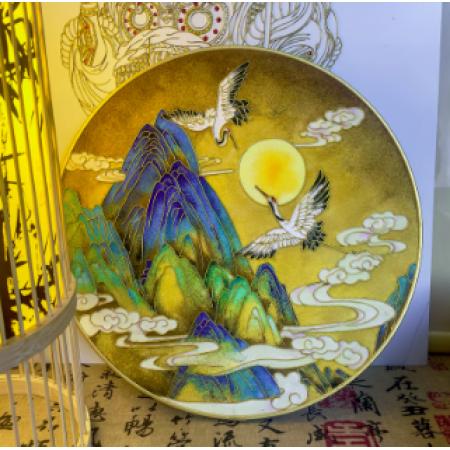景泰蓝掐丝珐琅画