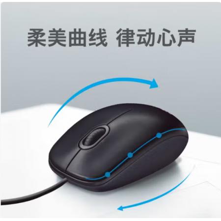 有线鼠标	罗技M90