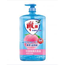 雕牌 洗洁精大瓶1kg水蜜桃味