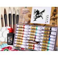 马利国画套装12色中国画颜料