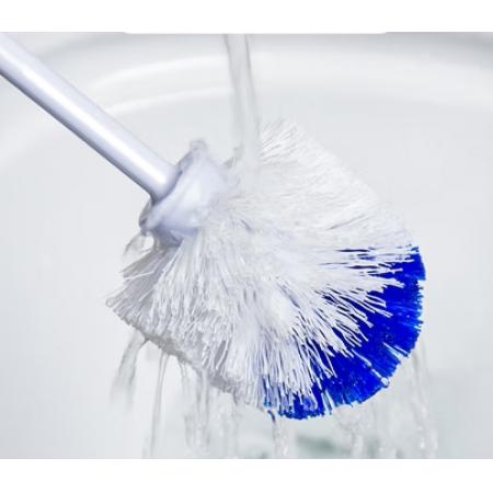 马桶刷 家软毛马桶刷 塑料洗厕所刷子加长多用清洁刷大刷头卫生间壁挂式
