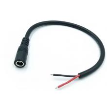 0.75平方DC5.5*2.5MM  电源连接线  DC接头   30厘米 公头线  10条装