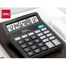 计算器	得力837Y黑色/ 12位数