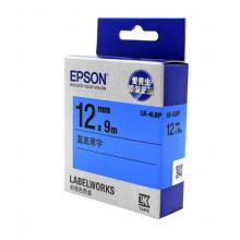 爱普生（EPSON）适配标签机原装色带LW-K400/600P/1000P/C410标签贴纸LK-4WBN 12mm透明底黑字9米LK-4TBW