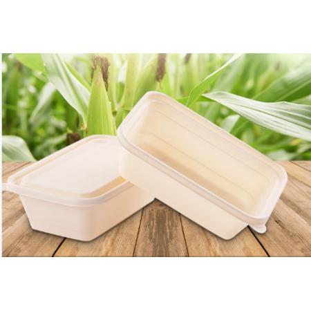 云蕾 可降解一次性饭盒 长方盒