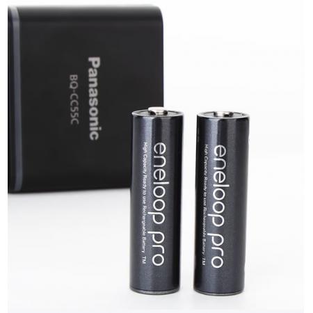爱乐普（eneloop） 5号/7号充电电池 智能快速充电器+8节高容量5号电池