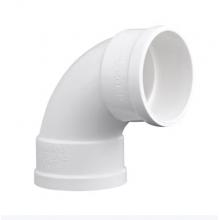 联塑PVC50 75 110 160 200直通三通45度弯头管帽堵头90度弯头 排水110 45度弯头4寸