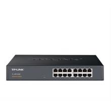 普联(TP-LINK)16口百兆非网管交换机 监控网络网线分线器 企业级分流器 金属机身 TL-SF1016D