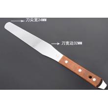 不锈钢调油刀 meyao木把8寸