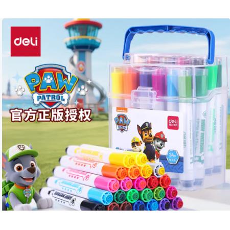 得力24色水彩笔	HM661-24