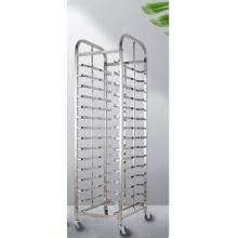 厨总 不锈钢烤盘架子车12层