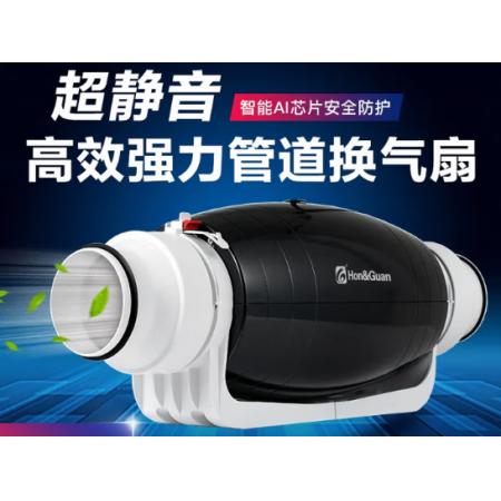 鸿冠 静音8寸HDD-200PE无极调速开关 排风