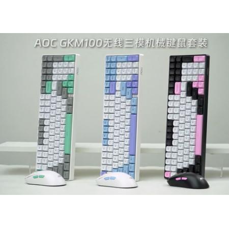 键盘	AOC GKM100无线机械键盘鼠标套装