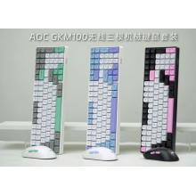 键盘	AOC GKM100无线机械键盘鼠标套装