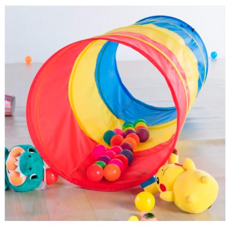 奕思瑞 毛毛虫爬行隧道 1.2m加厚（ 10个海洋球+收纳袋)