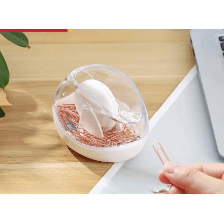 回形针 收纳盒 磁吸磁铁办公用品创意可爱塑料放曲别针大头针