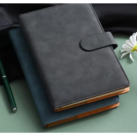 法拉蒙 faramon A5笔记本本子简约加厚记事本商务会议记录本办公文具日记本 A5-黑色