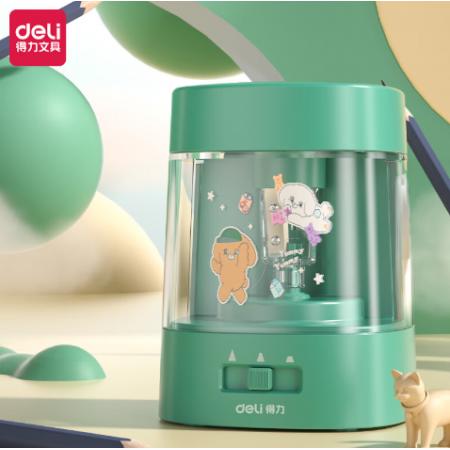 得力68658A电动卷笔刀(绿色)(个)