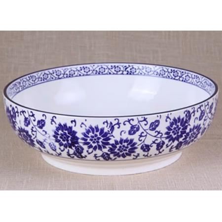 青花瓷大碗 山头林村14英寸