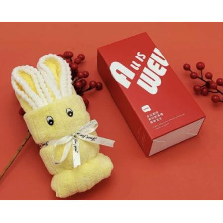 meyao 欢喜小兔毛巾