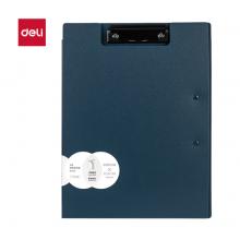 文件夹	得力PE126折页板夹蓝色