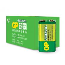 超霸9V电池1604G-S1 方形碳性电池烟雾报警器电池