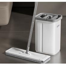 五月花平板拖把带桶一套刮刮桶拖地