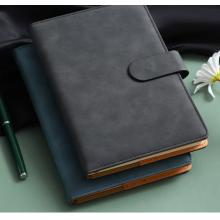 法拉蒙 faramon A5笔记本本子简约加厚记事本商务会议记录本办公文具日记本 A5-黑色