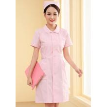 护士服	迅纺娃娃领 粉色短袖