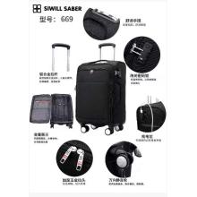 戎威尔军刀  SR669-26寸黑色牛津布万向轮拉杆行李箱