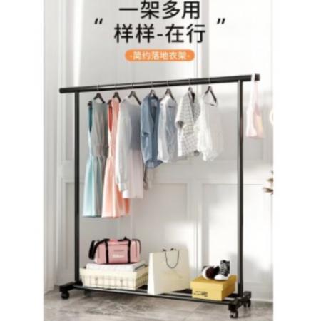 双杆不锈钢挂衣推车	上海百强1500*600*1800H