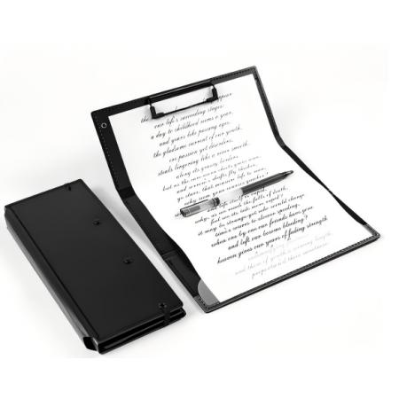 文件夹3折A4文件夹（黑）meyao