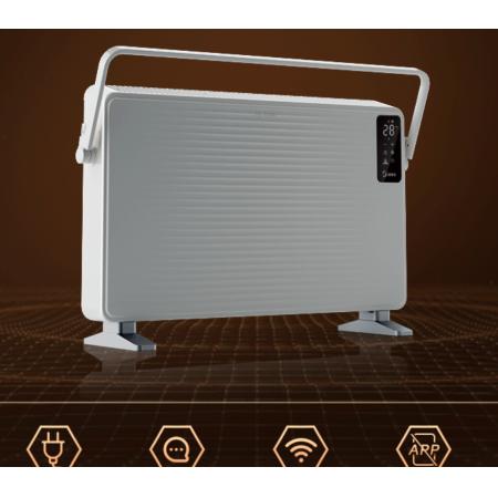 美的HDT22TLR 石墨烯加热16-20㎡壁挂落地两用防水款含安装费电暖气