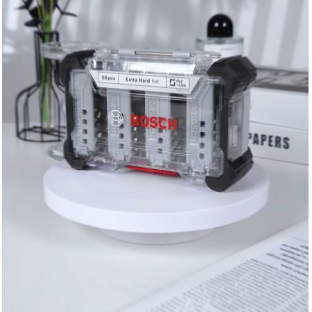 BOSCH博世50件一字十字家用装修拆装办公维修批头套装2607012080带手柄延长杆螺丝批头套装