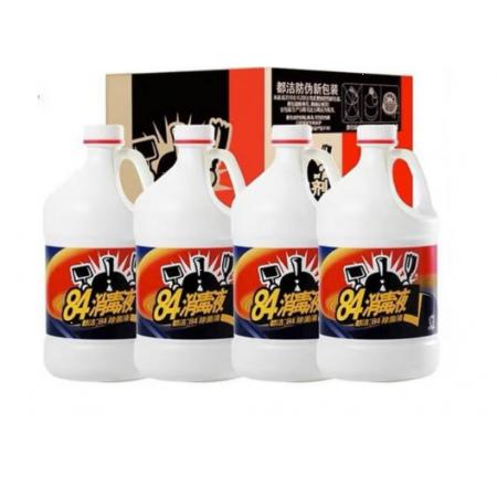 都洁 84消毒液3.7kg/桶	4桶/3.67桶