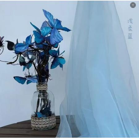 纱幔	浅柔蓝5米长*1.7米宽