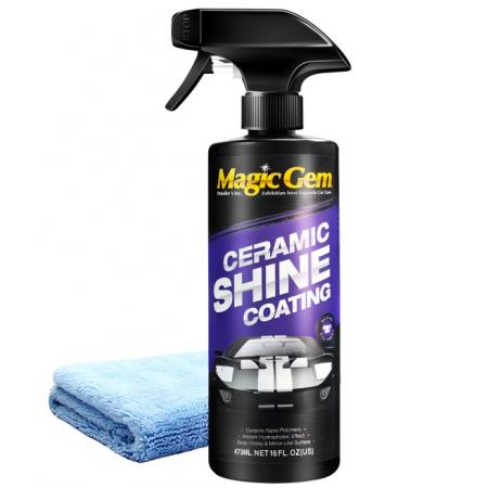 宝能（MAGIC GEM）汽车镀膜剂小分子瓷光镀膜喷雾车漆玻璃塑料驱水上光养护剂473ml