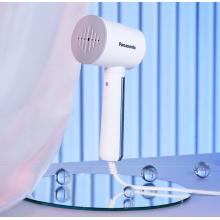 松下（Panasonic）手持挂烫机家用蒸汽熨烫机电熨斗 出差旅行便携除皱除菌除螨 出行团购礼品 NI-GHD015 冰山白