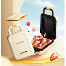 九阳（Joyoung）三明治机早餐机 面包机吐司机 热压多功能电饼铛华夫饼机可拆双盘 加厚双面加热 SK06A-GS140