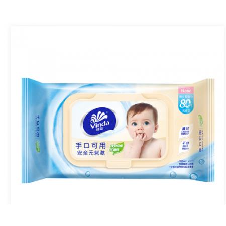 维达（Vinda）湿巾  手口湿巾80片*单包