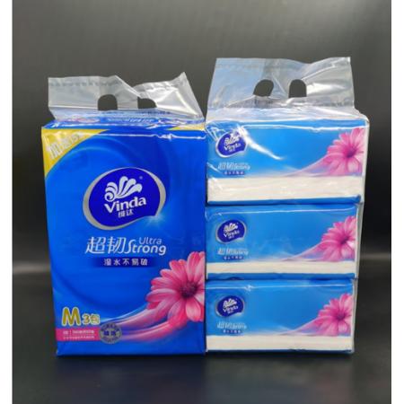 抽纸	维达V2182 153*195mm 130抽/包 48包/箱