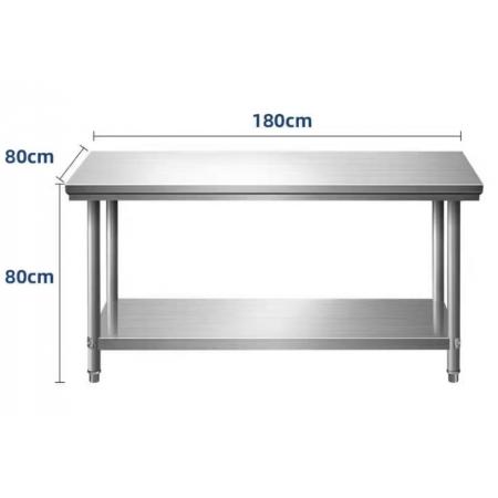双层工作台	厨总1800*600*800